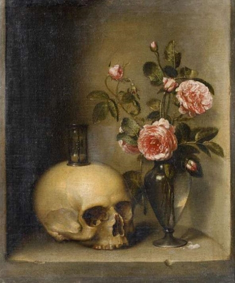 blog smelling time vanitas hourglass